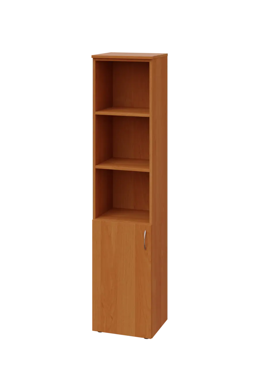 ENP 5 - 4DN3 kancelářská skříň, 1-dveřová/nika, levá, 1800x400x400, olše jantar