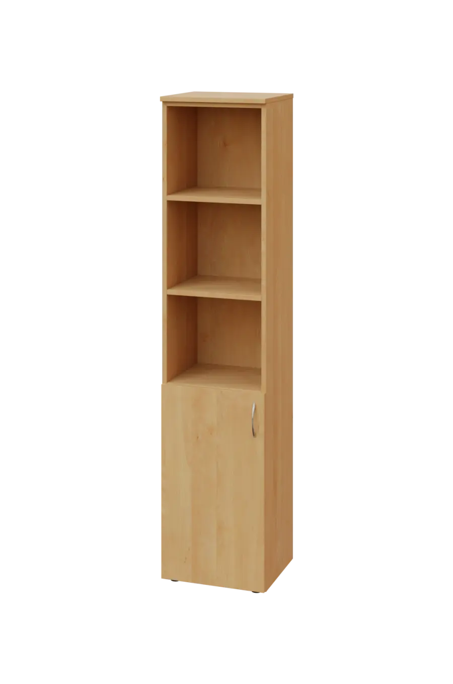 ENP 5 - 4DN3 kancelářská skříň, 1-dveřová/nika, levá, 1800x400x400, javor horský