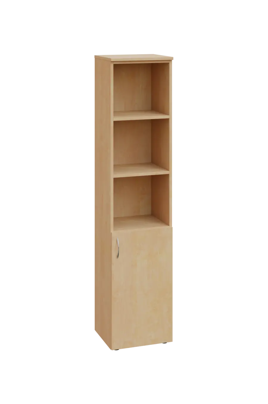 ENP 5 - 4DN3 kancelářská skříň, 1-dveřová/nika, pravá, 1800x400x400, bříza irská