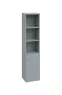 ENP 5 - 4DN3 kancelářská skříň, 1-dveřová/nika, pravá, 1800x400x400, šedá