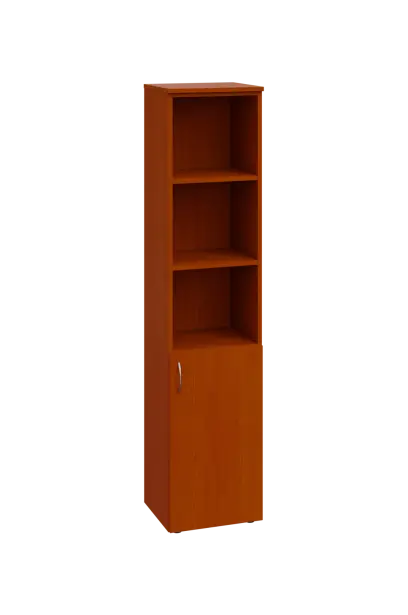 ENP 5 - 4DN3 kancelářská skříň, 1-dveřová/nika, pravá, 1800x400x400, třešeň šumavská