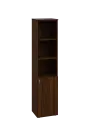 ENP 5 - 4DN3 kancelářská skříň, 1-dveřová/nika, pravá, 1800x400x400, ořech královský