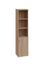 ENP 5 - 4DN3 kancelářská skříň, 1-dveřová/nika, pravá, 1800x400x400, dub bardolino