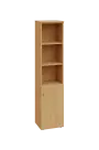 ENP 5 - 4DN3 kancelářská skříň, 1-dveřová/nika, pravá, 1800x400x400, javor horský