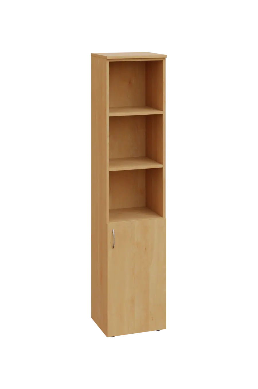 ENP 5 - 4DN3 kancelářská skříň, 1-dveřová/nika, pravá, 1800x400x400, javor horský