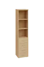ENP 5 - 44ZN kancelářská skříň, 4-zásuvková/nika, 1800x400x400, bříza irská