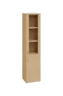 ENP 5 - 4DS kancelářská skříň, 2-dveřová/prosklená, pravá, 1800x400x400, bříza irská
