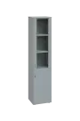 ENP 5 - 4DS kancelářská skříň, 2-dveřová/prosklená, pravá, 1800x400x400, šedá