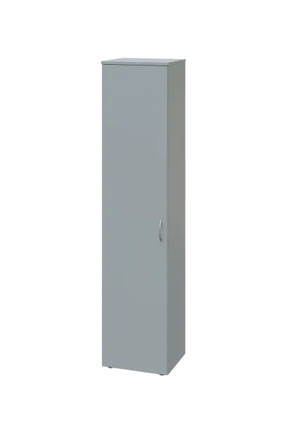 ENP 5 - 4D kancelářská skříň, 1-dveřová, levá, 1800x400x400, šedá
