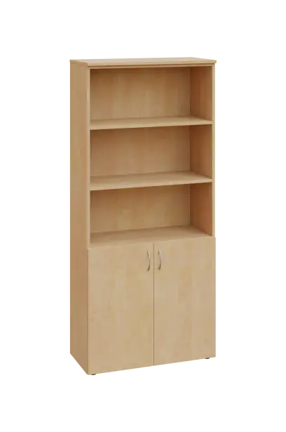 ENP 5 - 8DN3 kancelářská skříň, 2-dveřová/nika, 1800x800x400, bříza irská