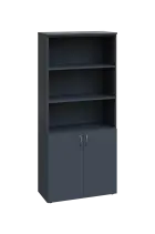ENP 5 - 8DN3 kancelářská skříň, 2-dveřová/nika, 1800x800x400, antracit