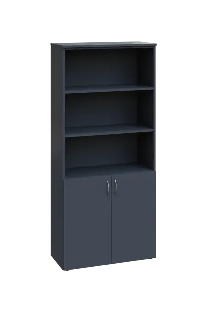 ENP 5 - 8DN3 kancelářská skříň, 2-dveřová/nika, 1800x800x400, antracit