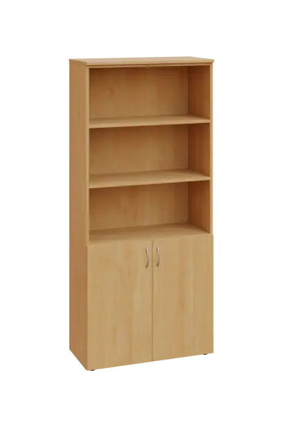 ENP 5 - 8DN3 kancelářská skříň, 2-dveřová/nika, 1800x800x400, javor horský