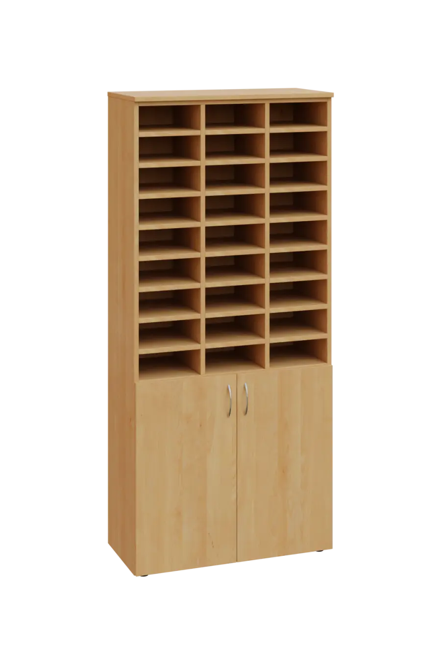 ERGP - 5 kancelářská skříň, 2-dveřová, 3 x registrační vložka, 1800x800x400, javor horský