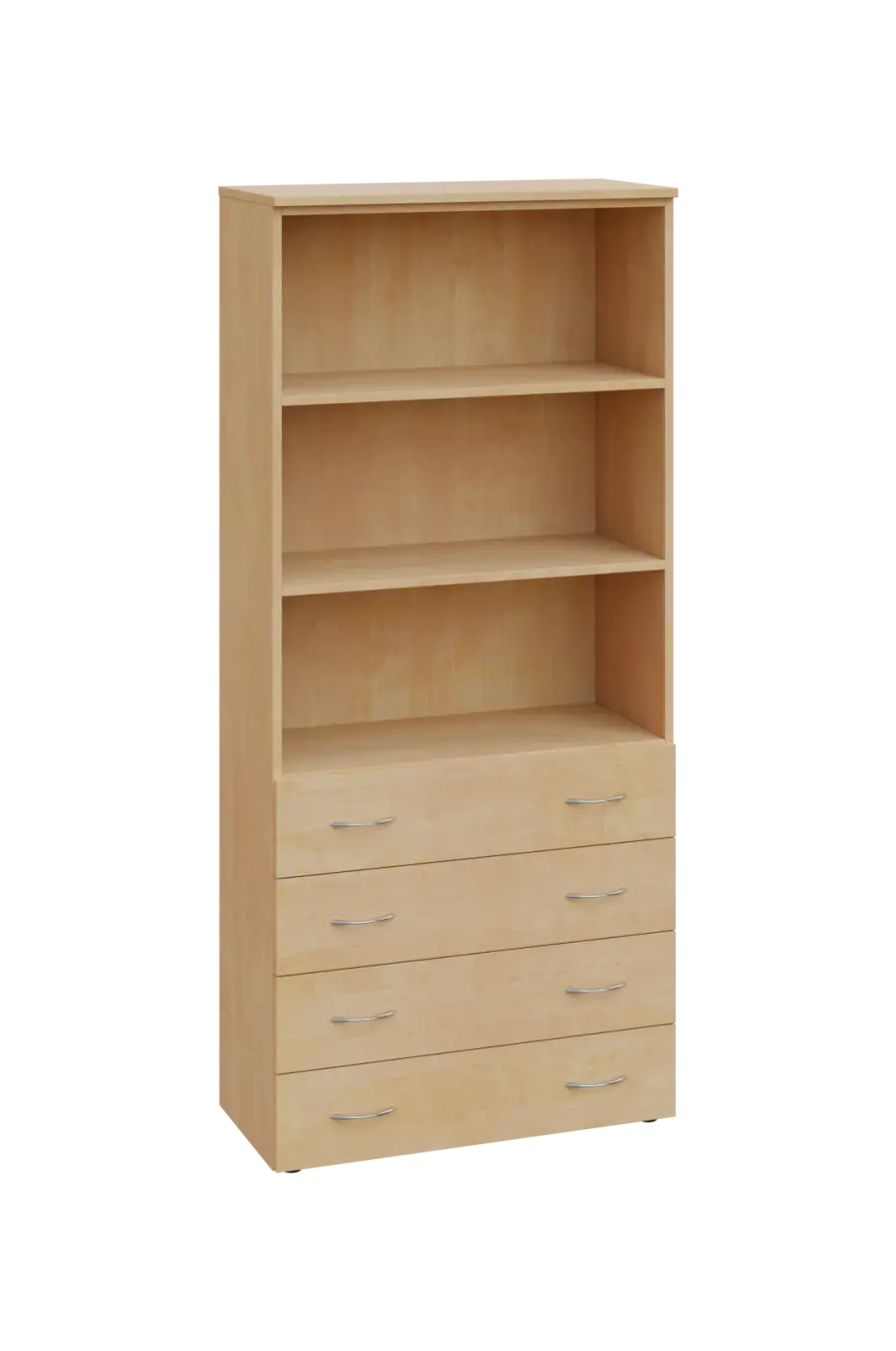 ENP 5 - 84ZN kancelářská skříň, 4-zásuvková/nika, 1800x800x400, bříza irská