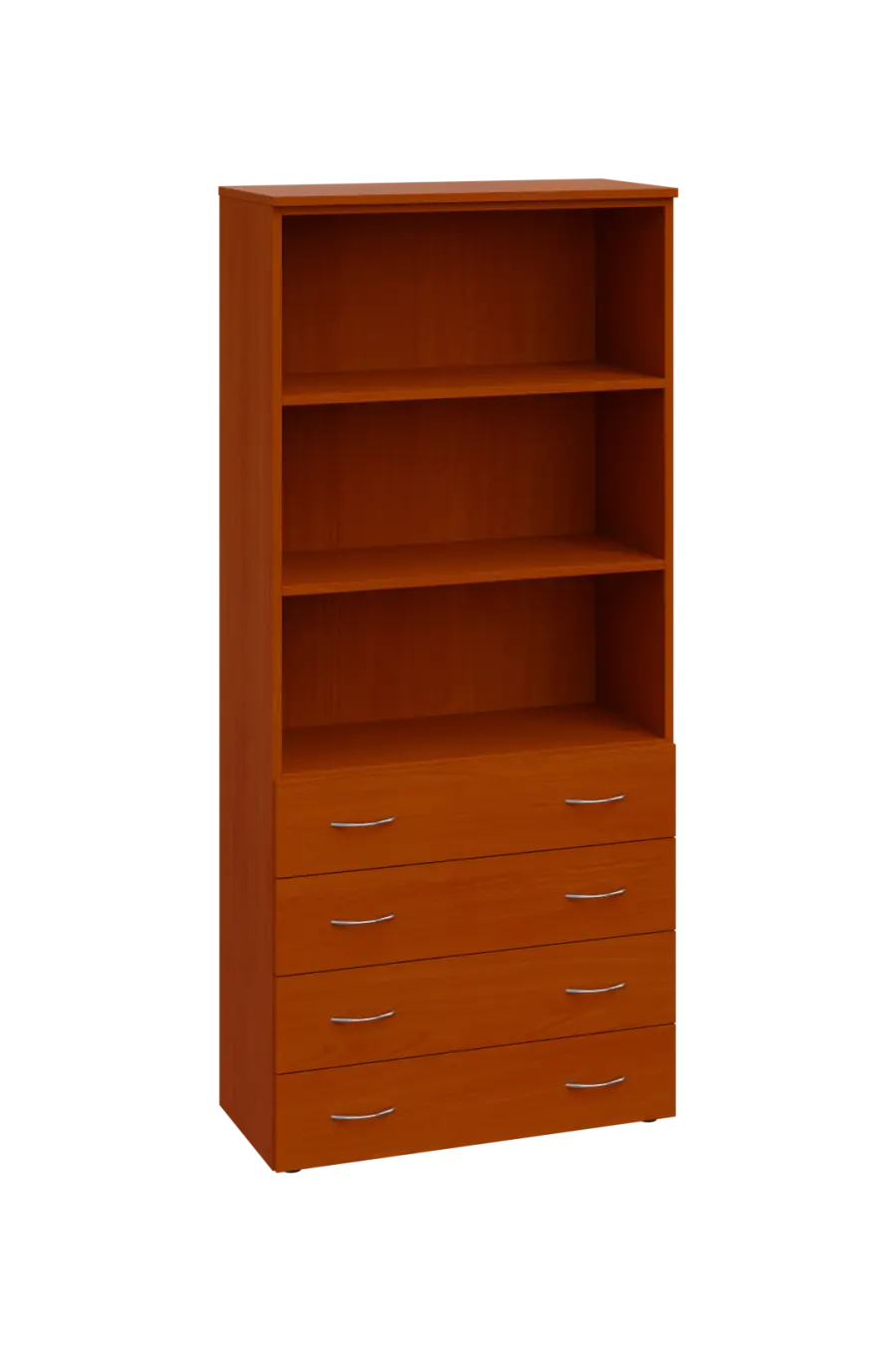 ENP 5 - 84ZN kancelářská skříň, 4-zásuvková/nika, 1800x800x400, třešeň šumavská