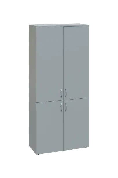 ENP 5 - 84D kancelářská skříň, 4-dveřová, 1800x800x400, šedá