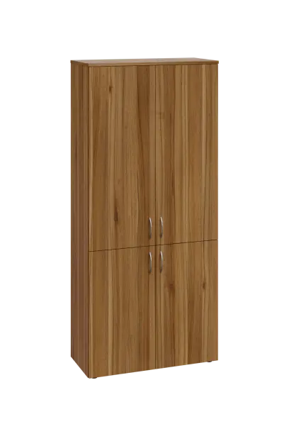 ENP 5 - 84D kancelářská skříň, 4-dveřová, 1800x800x400, ořech světlý