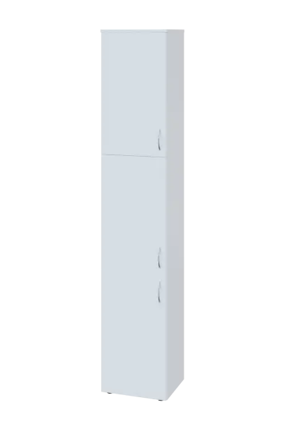 ENP 6 - 43D kancelářská skříň, 3-dveřová, levá, 2150x400x400, bílá