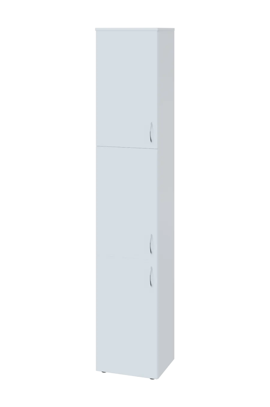 ENP 6 - 43D kancelářská skříň, 3-dveřová, levá, 2150x400x400, bílá