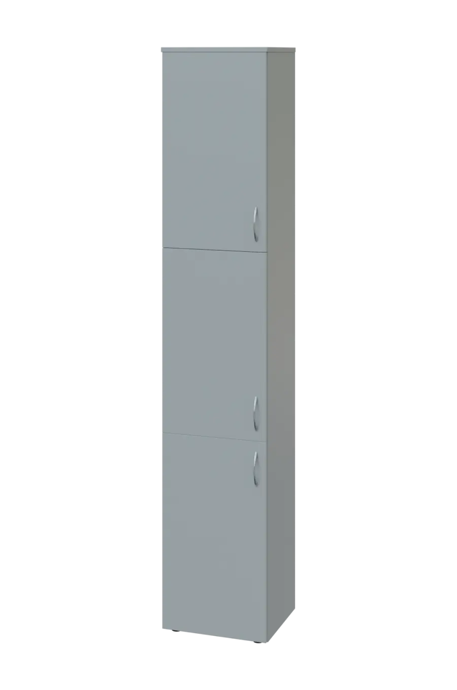 ENP 6 - 43D kancelářská skříň, 3-dveřová, levá, 2150x400x400, šedá