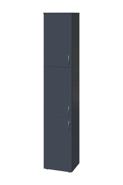 ENP 6 - 43D kancelářská skříň, 3-dveřová, levá, 2150x400x400, antracit