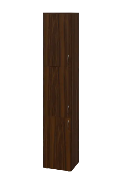 ENP 6 - 43D kancelářská skříň, 3-dveřová, levá, 2150x400x400, ořech královský