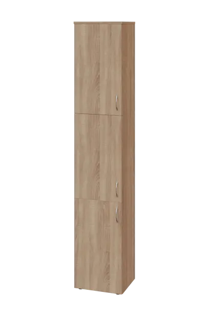 ENP 6 - 43D kancelářská skříň, 3-dveřová, levá, 2150x400x400, dub bardolino