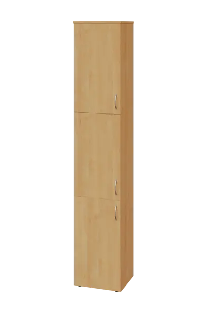 ENP 6 - 43D kancelářská skříň, 3-dveřová, levá, 2150x400x400, javor horský