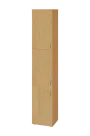 ENP 6 - 43D kancelářská skříň, 3-dveřová, levá, 2150x400x400, javor horský