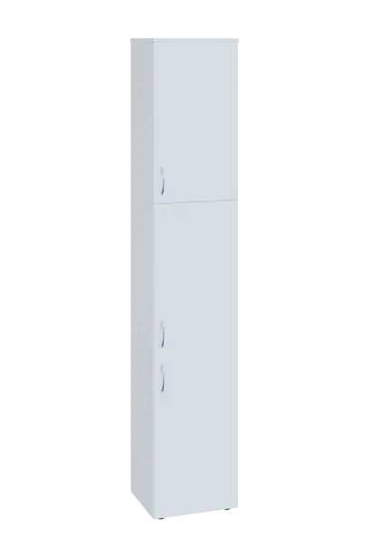 ENP 6 - 43D kancelářská skříň, 3-dveřová, pravá, 2150x400x400, bílá