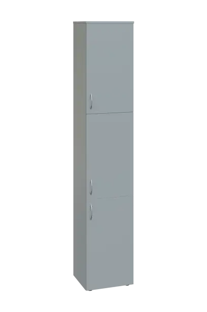 ENP 6 - 43D kancelářská skříň, 3-dveřová, pravá, 2150x400x400, šedá