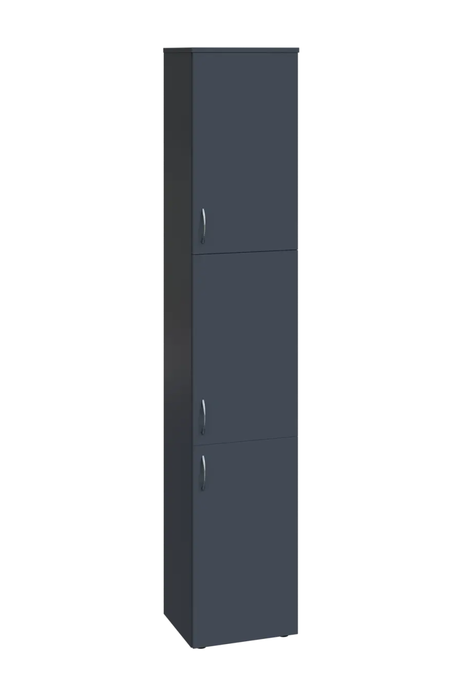 ENP 6 - 43D kancelářská skříň, 3-dveřová, pravá, 2150x400x400, antracit