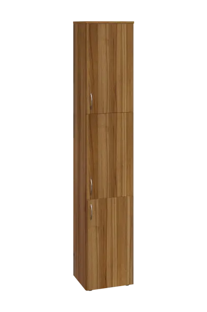 ENP 6 - 43D kancelářská skříň, 3-dveřová, pravá, 2150x400x400, ořech světlý