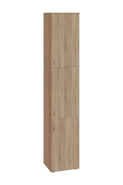 ENP 6 - 43D kancelářská skříň, 3-dveřová, pravá, 2150x400x400, dub bardolino