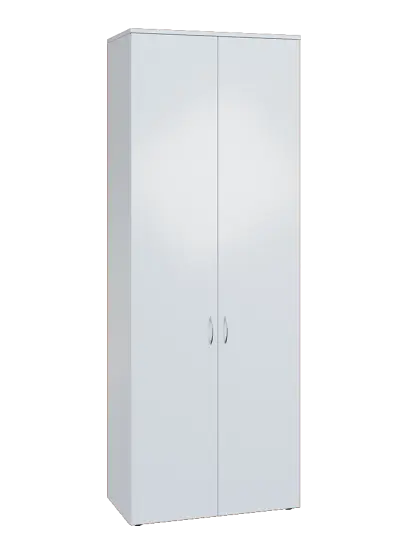 ENP 6 - 8D kancelářská skříň, 2-dveřová, 2150x800x400, bílá