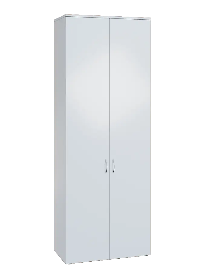 ENP 6 - 8D kancelářská skříň, 2-dveřová, 2150x800x400, bílá