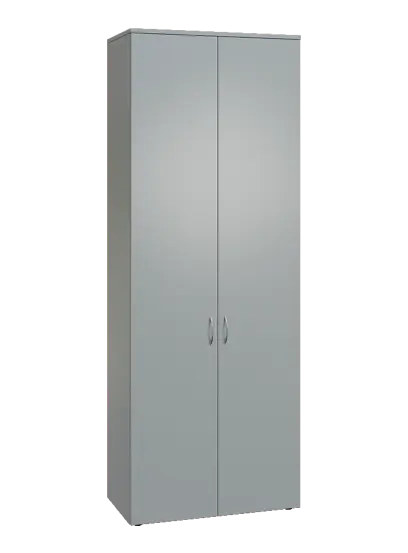 ENP 6 - 8D kancelářská skříň, 2-dveřová, 2150x800x400, šedá