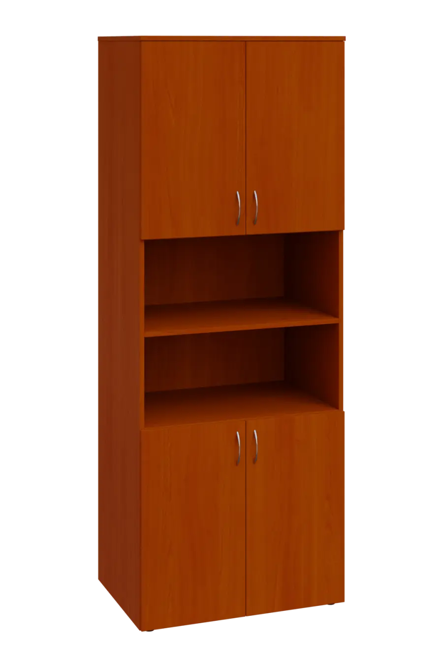 ENP 6 - 84DN kancelářská skříň, 4-dveřová/nika, 2150x800x400, třešeň šumavská