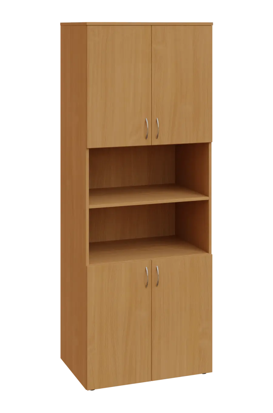 ENP 6 - 84DN kancelářská skříň, 4-dveřová/nika, 2150x800x400, buk Royal