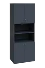 ENP 6 - 84DN kancelářská skříň, 4-dveřová/nika, 2150x800x400, antracit