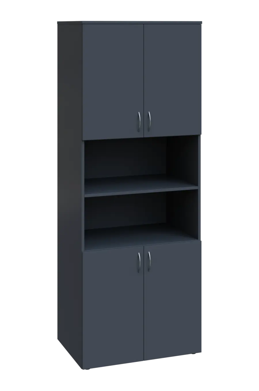 ENP 6 - 84DN kancelářská skříň, 4-dveřová/nika, 2150x800x400, antracit