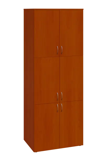 ENP 6 - 86D kancelářská skříň, 6-dveřová, 2150x800x400, třešeň šumavská