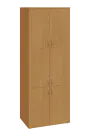 ENP 6 - 86D kancelářská skříň, 6-dveřová, 2150x800x400, buk Royal