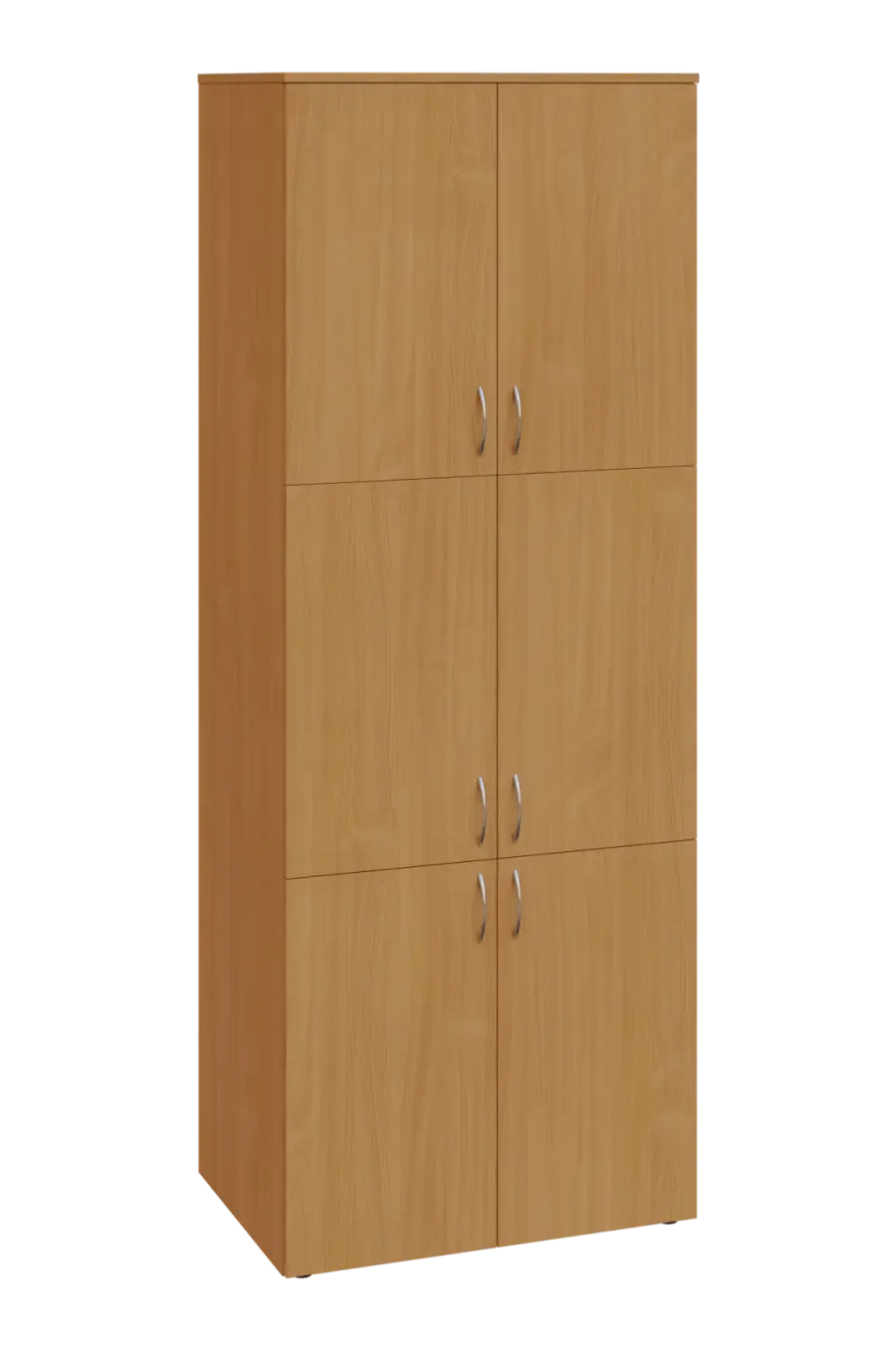 ENP 6 - 86D kancelářská skříň, 6-dveřová, 2150x800x400, buk Royal