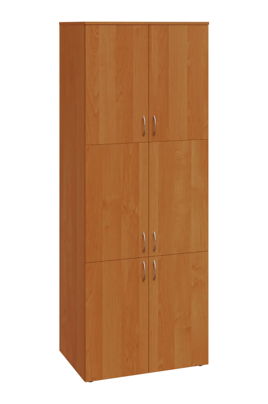 ENP 6 - 86D kancelářská skříň, 6-dveřová, 2150x800x400, olše jantar