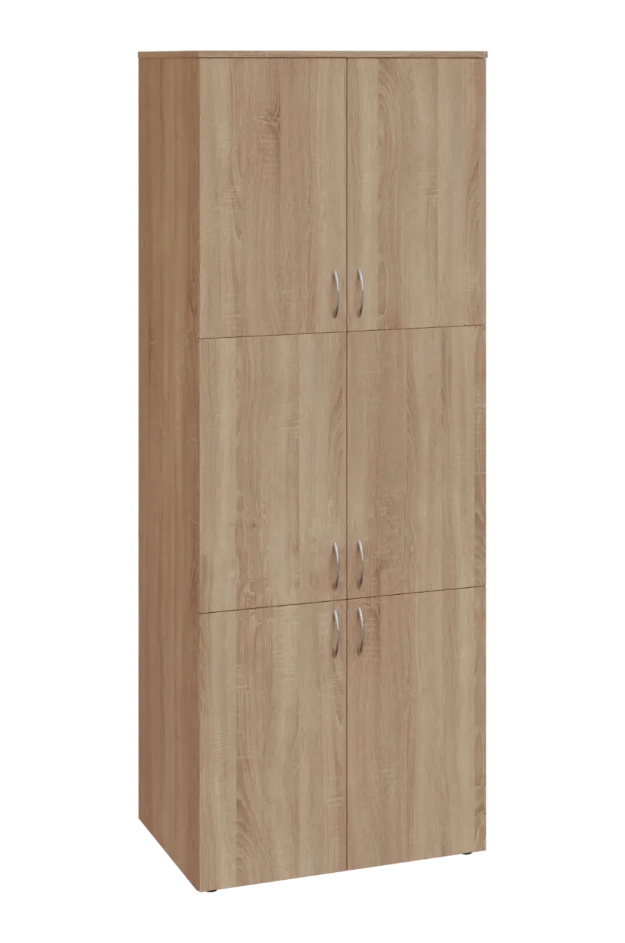 ENP 6 - 86D kancelářská skříň, 6-dveřová, 2150x800x400, dub bardolino