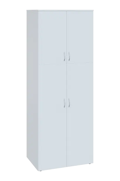 ENP 6 - 84D kancelářská skříň, 4-dveřová, 2150x800x400, bílá
