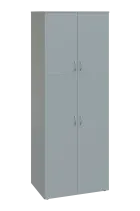 ENP 6 - 84D kancelářská skříň, 4-dveřová, 2150x800x400, šedá