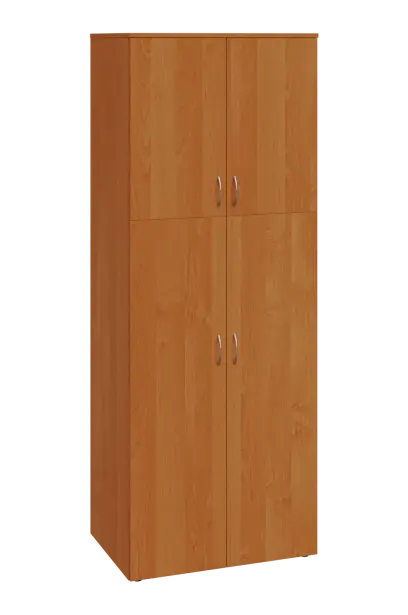 ENP 6 - 84D kancelářská skříň, 4-dveřová, 2150x800x400, olše jantar